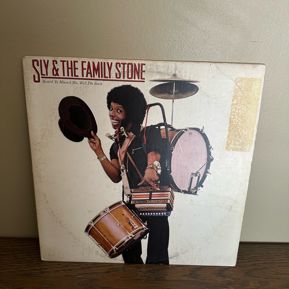 VTG 1976 SLY & THE FAMILY STONE “HEARD YA MISSED ME, WELL I’M BACK VINYL RECORD